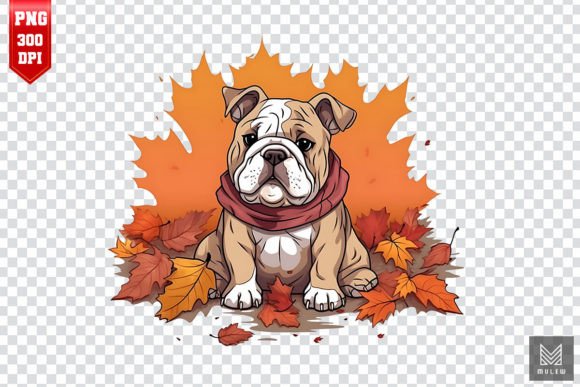 Autumn Bulldog Dog Clipart: Real Talk for Embroidery Designers