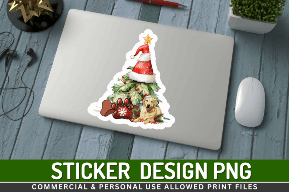Christmas Dog Tree Stickers Design: A Hands-On Review