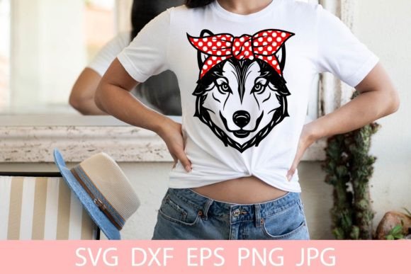 Cute Husky Dog with Bandana – Embroidery Review