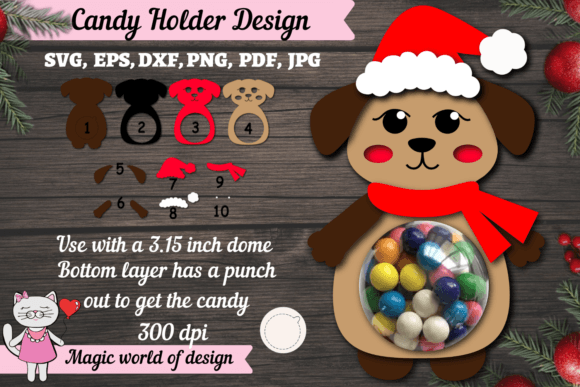 Dog in a Santa Hat Candy Dome: A Designer Review