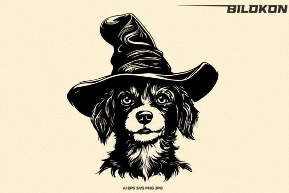 Halloween Dog in a Witch Hat: Embroidery Review